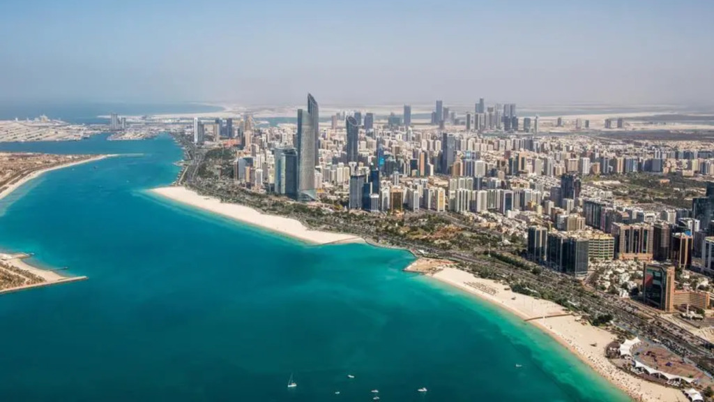 Abu Dhabi skyline real estate development 2025